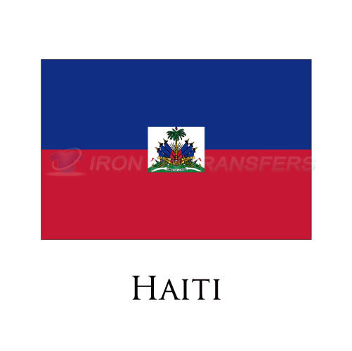 Haiti flag Iron-on Stickers (Heat Transfers)NO.1889